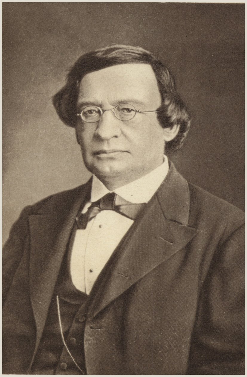 Portrait de Wilhelm Taubert (photo n/b) - German Photographer