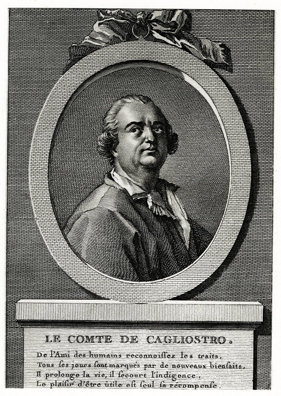 Alexandre Comte de Cagliostro - German School