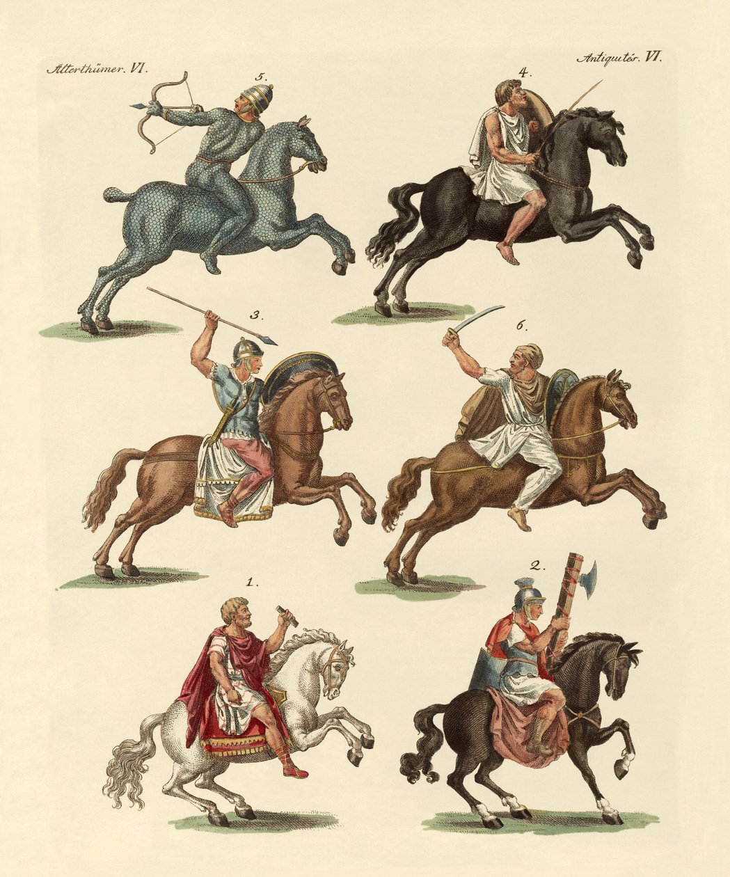 Cavalerie ancienne - German School