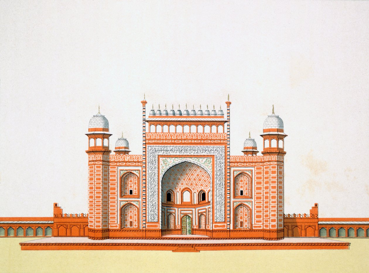 Entrée du Taj Mahal - German School