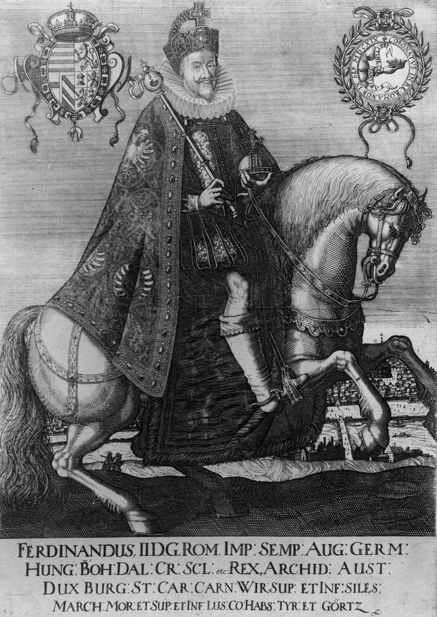 Ferdinand II (1578-1637), empereur du Saint-Empire romain germanique - German School