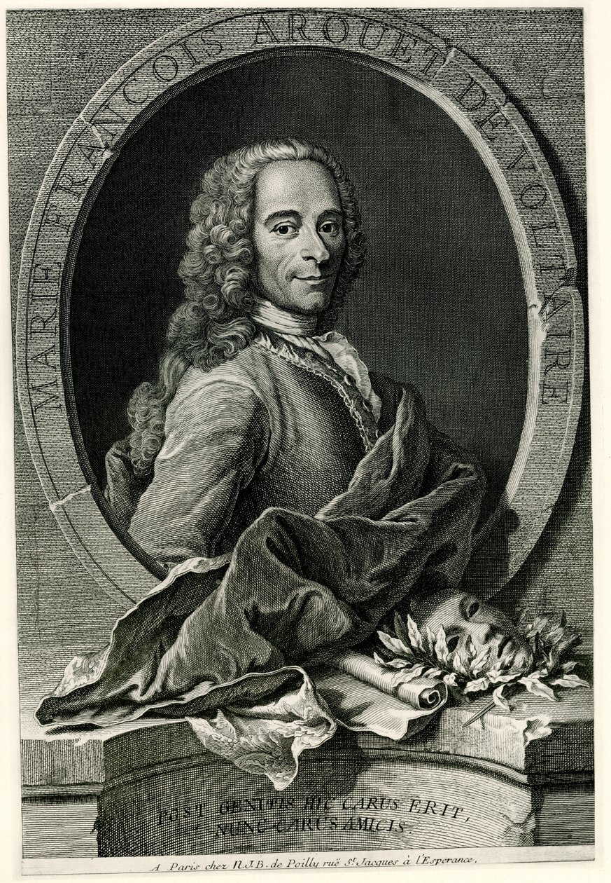 François Marie Arouet de Voltaire - German School