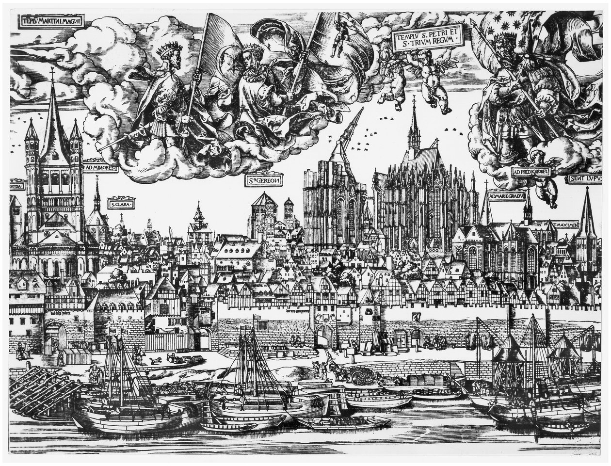 Vue générale de Cologne, 1531 - German School