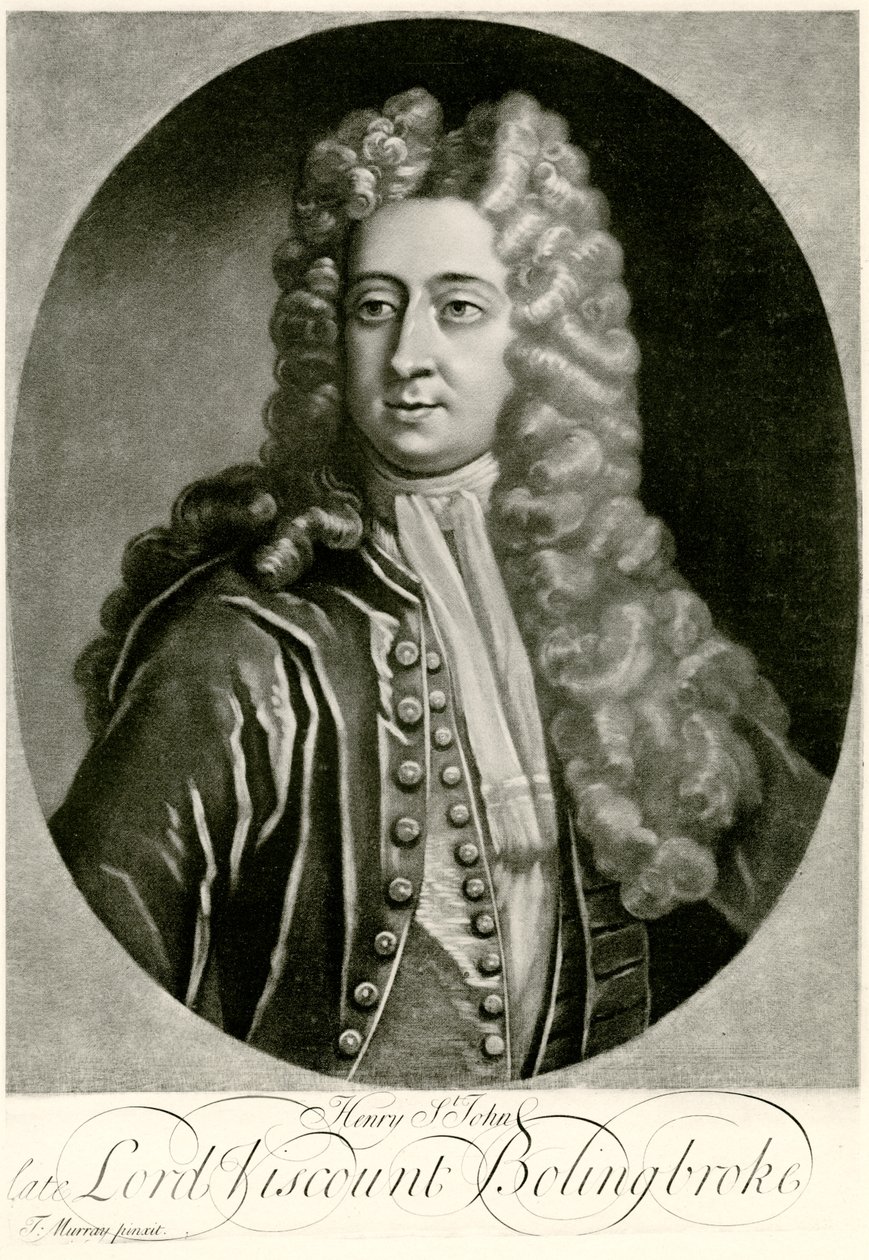 Henry St. John Vicomte Bolingbroke - German School