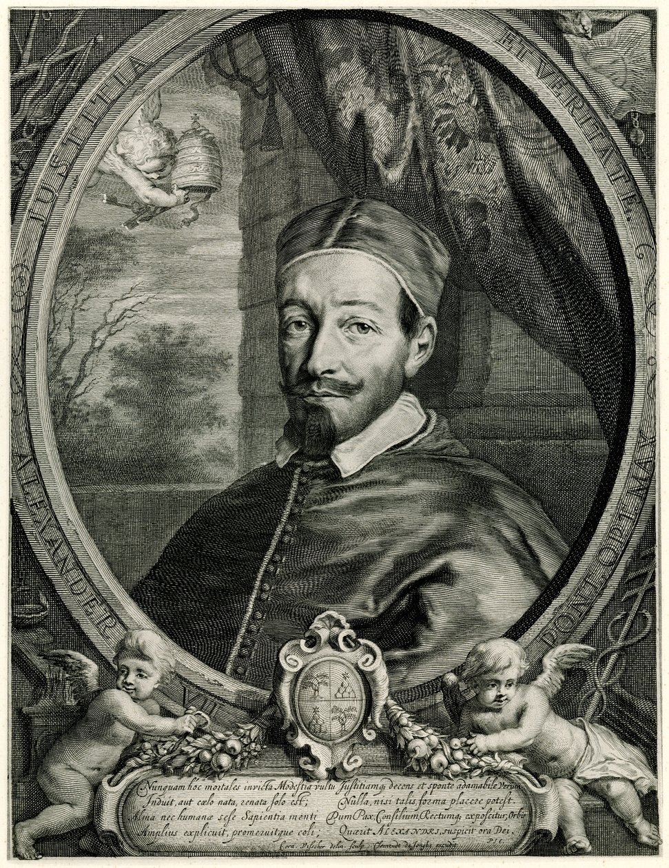 Pape Alexandre VII - German School