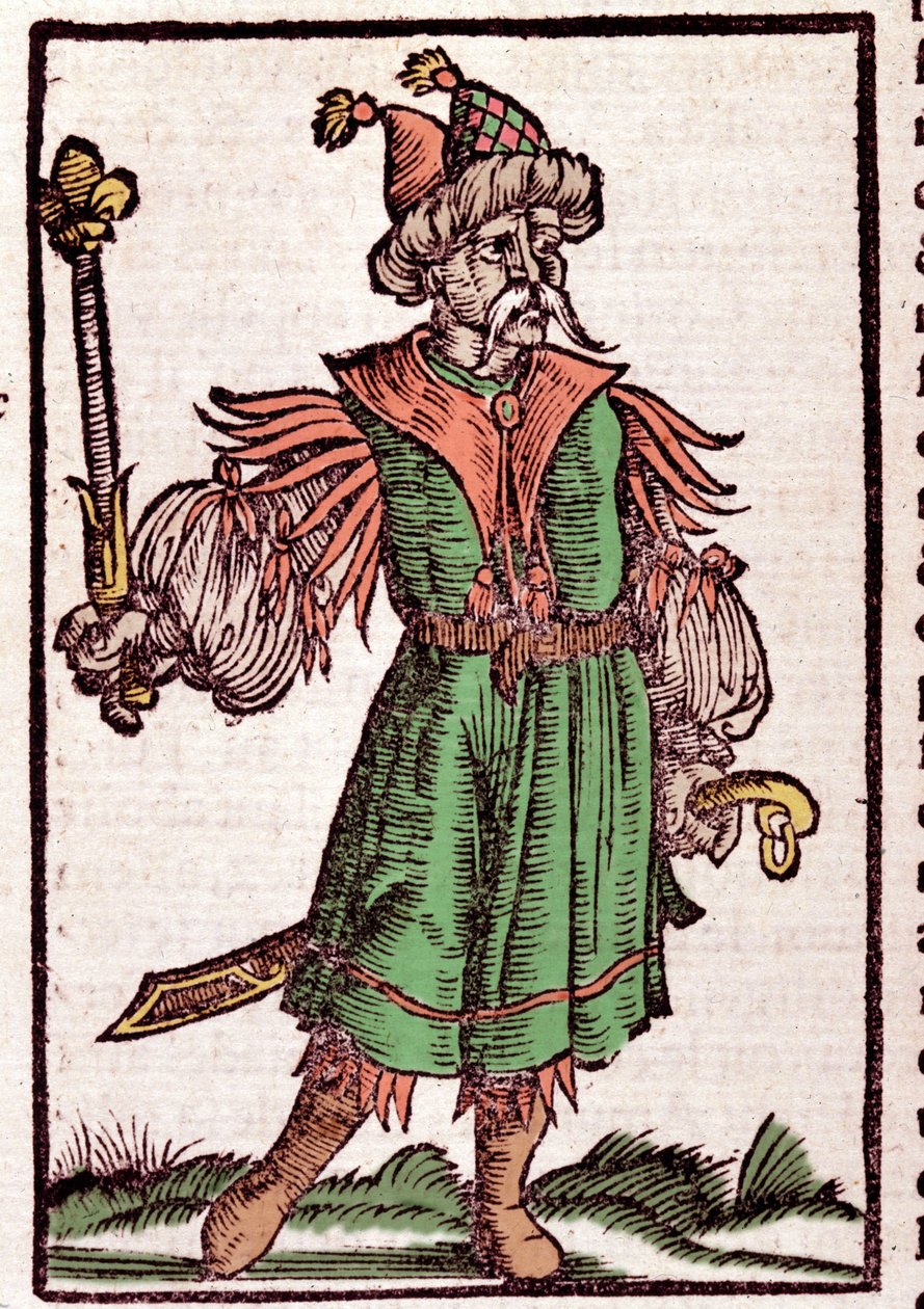Portrait de Gengis Khan (Temudjin) - German School