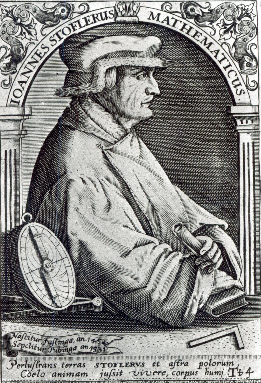 Portrait de Johannes Stoffler - German School