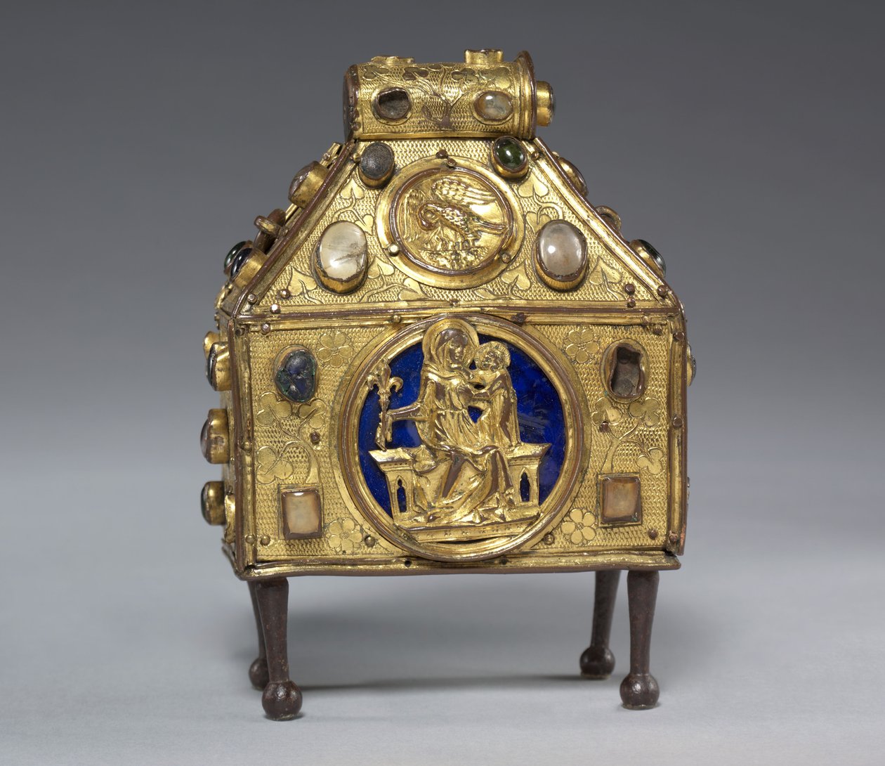 Reliquaire en forme de bourse, c.1320 - German School