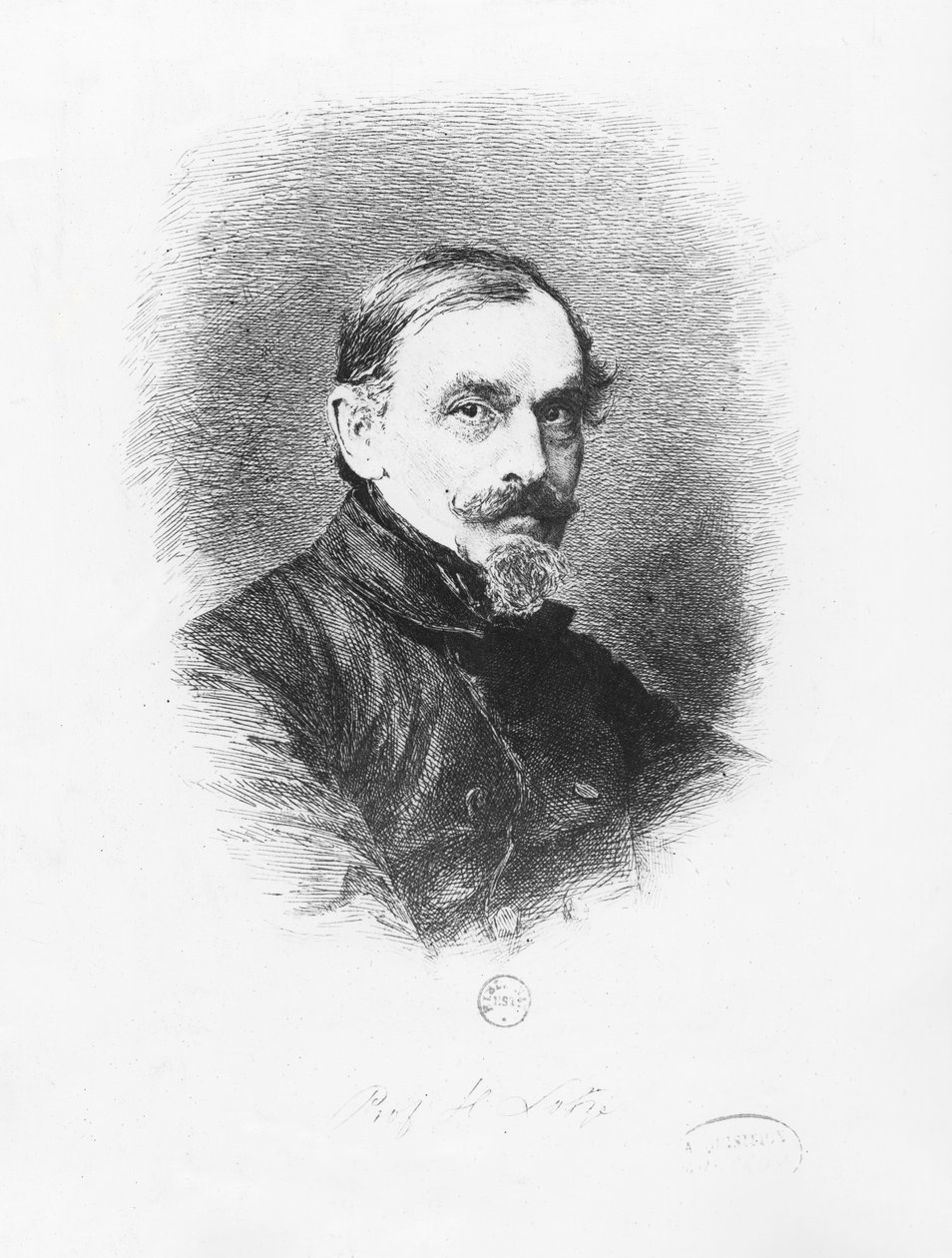 Rudolf Hermann Lotze (gravure) - German School