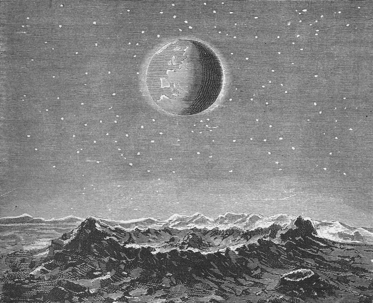 La Terre vue de la Lune - German School