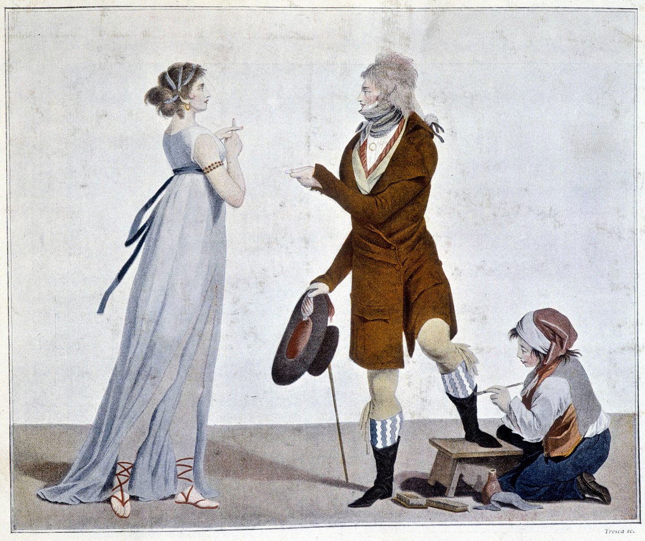 Merveilleux et incroyable, caricature allemande - German School