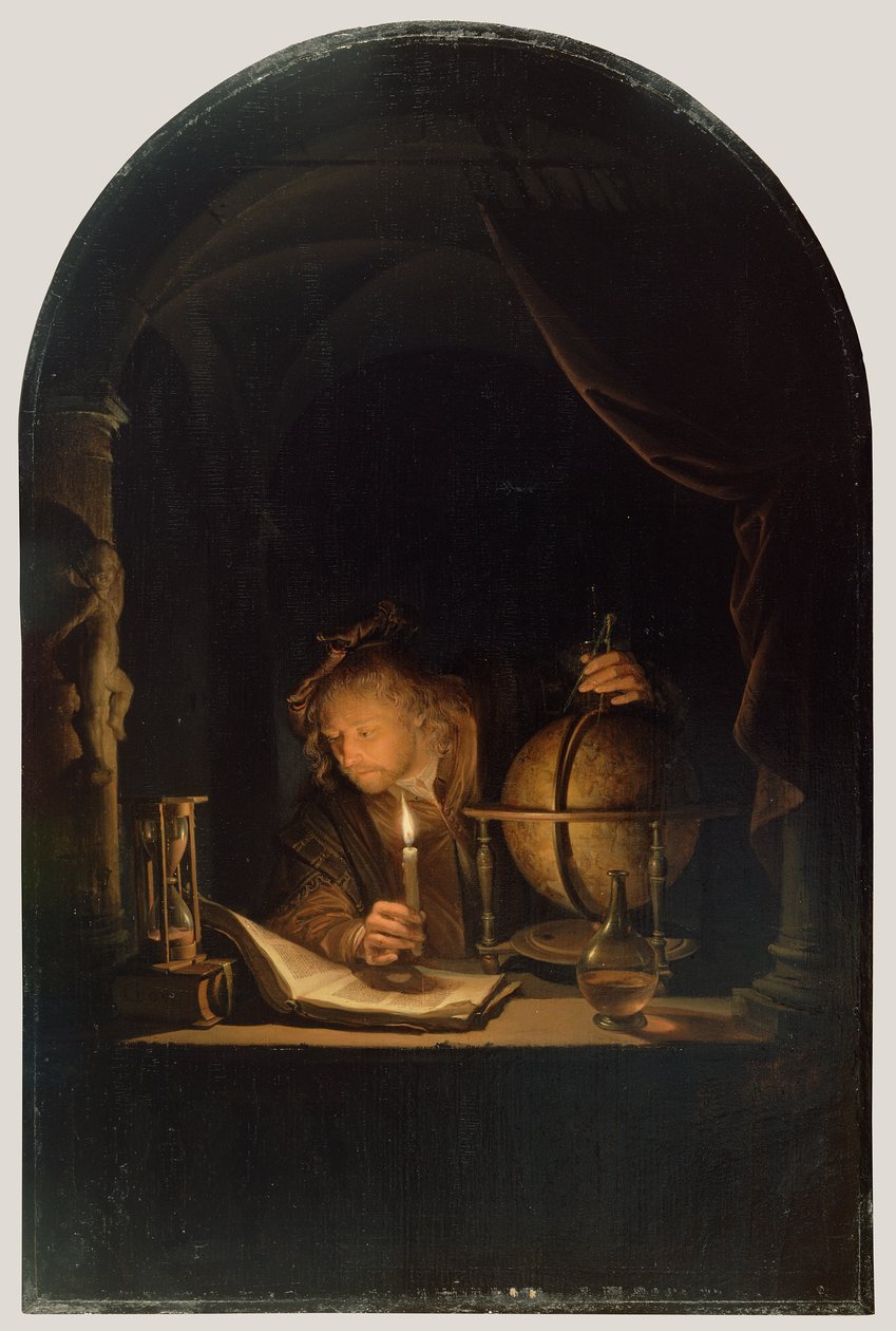 Astronome à la chandelle - Gerrit Dou