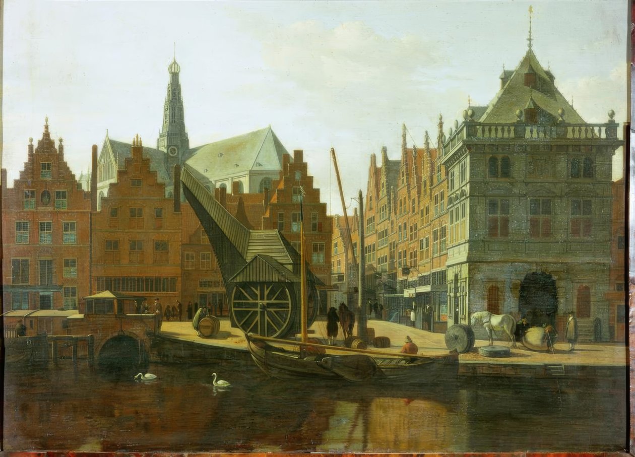 Le port de Haarlem - Gerrit Adriaensz Berckheyde