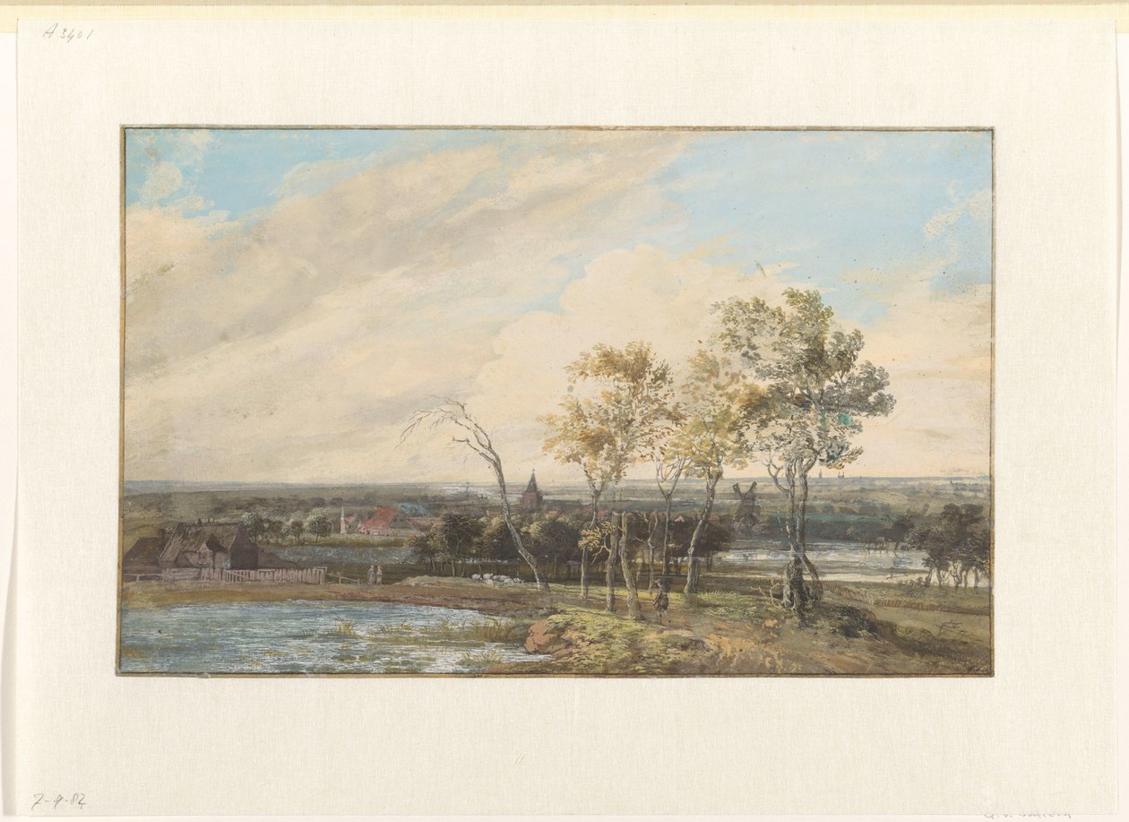 Paysage fluvial - Gerrit Battem