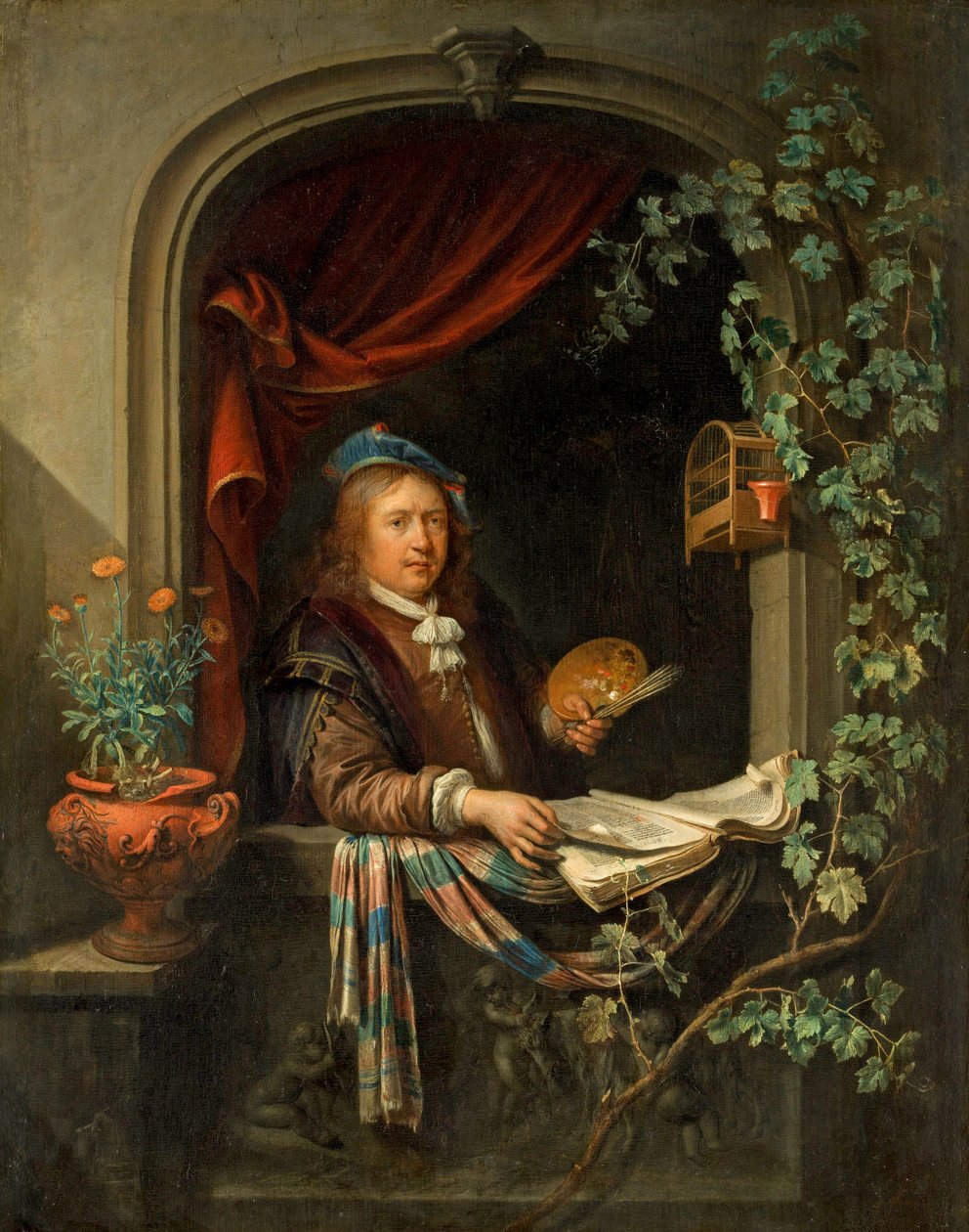 Autoportrait, vers 1665 - Gerrit Dou