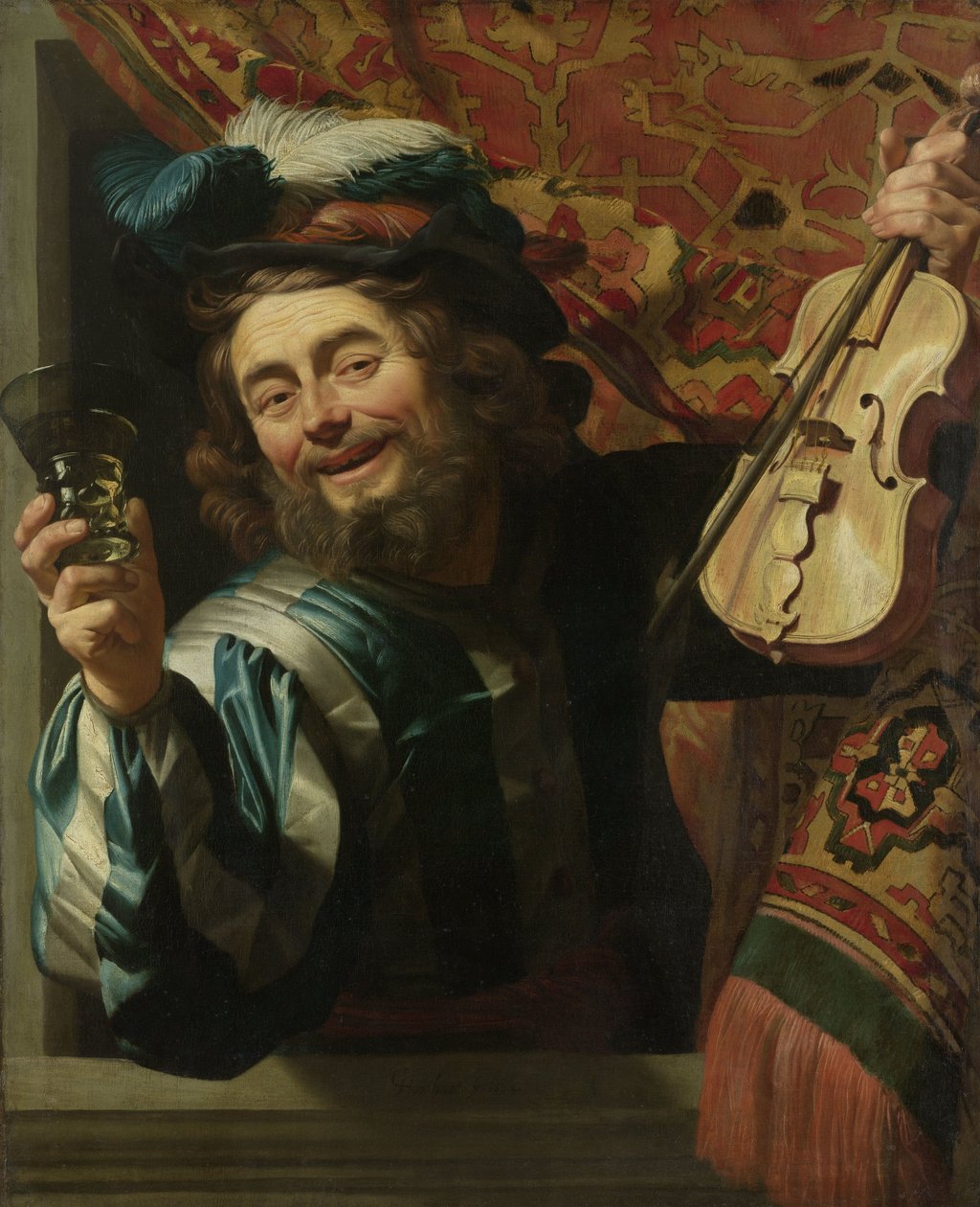 Le Joyeux Violoniste - Gerrit van Honthorst