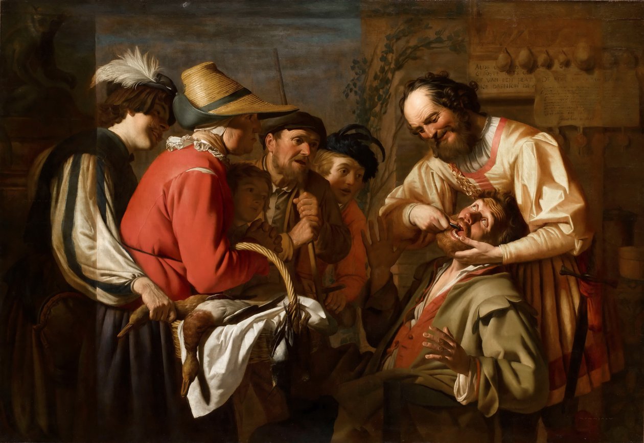 Le tireur de dents - Gerrit van Honthorst