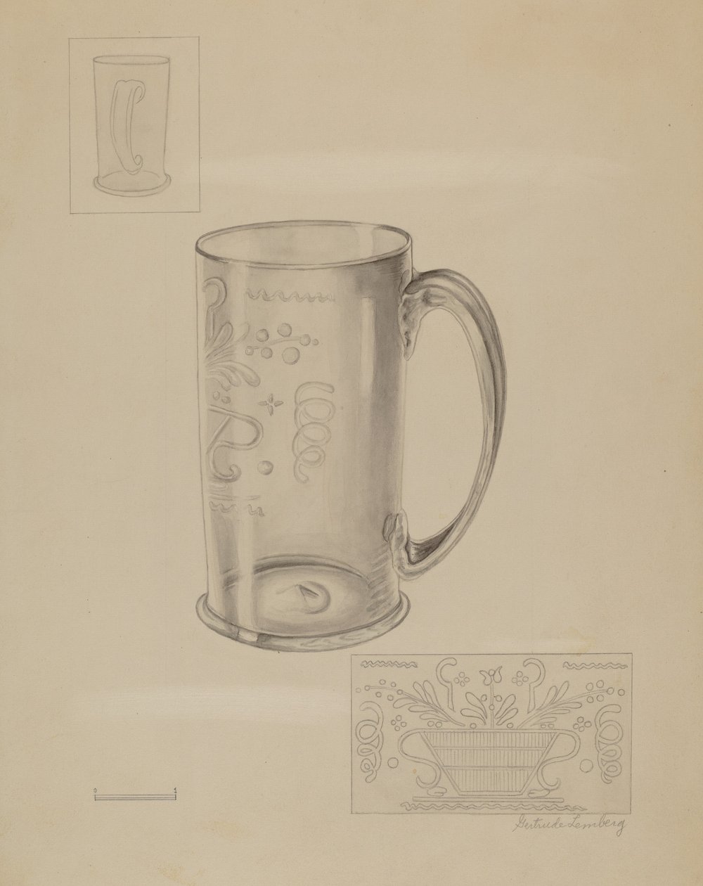 Tasse, vers 1936 - Gertrude Lemberg