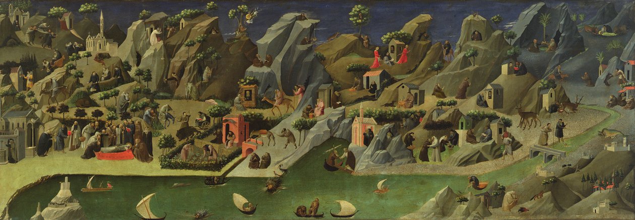 La Thébaïde, c.1410 - Gherardo Starnina