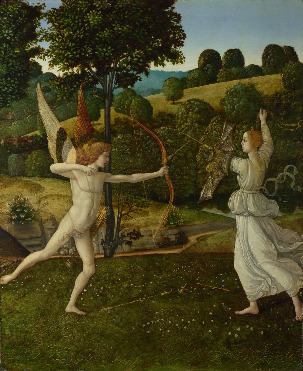 Lotta tra Amore e Castità - Gherardo di Giovanni del Fora