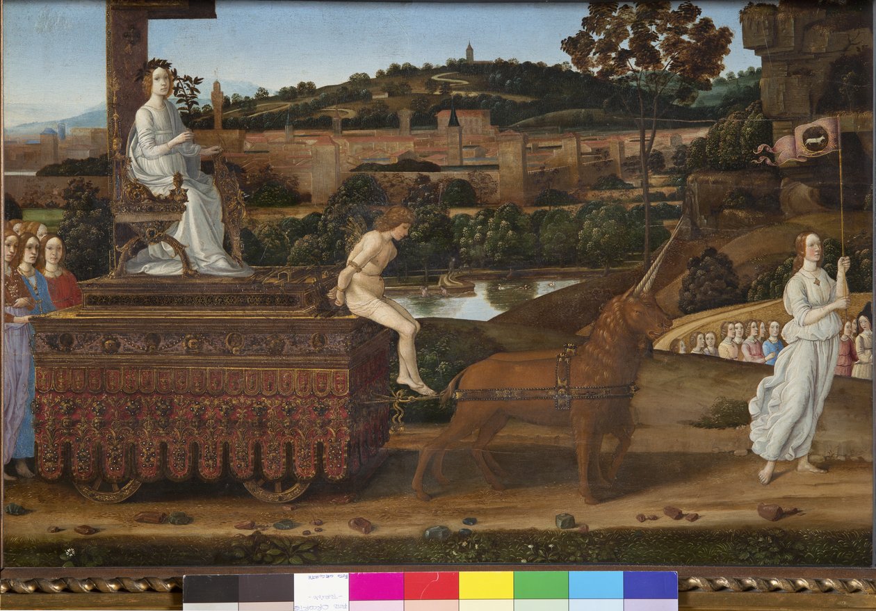 Triomphe de la chasteté, c.1485 - Gherardo di Giovanni