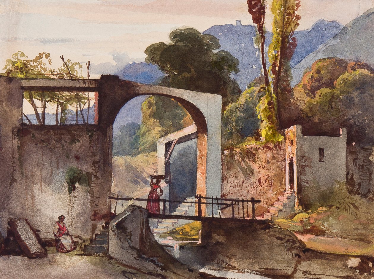 Possiblement le Belvédère à Sorrente, avec des ajouts du prince Francesco d