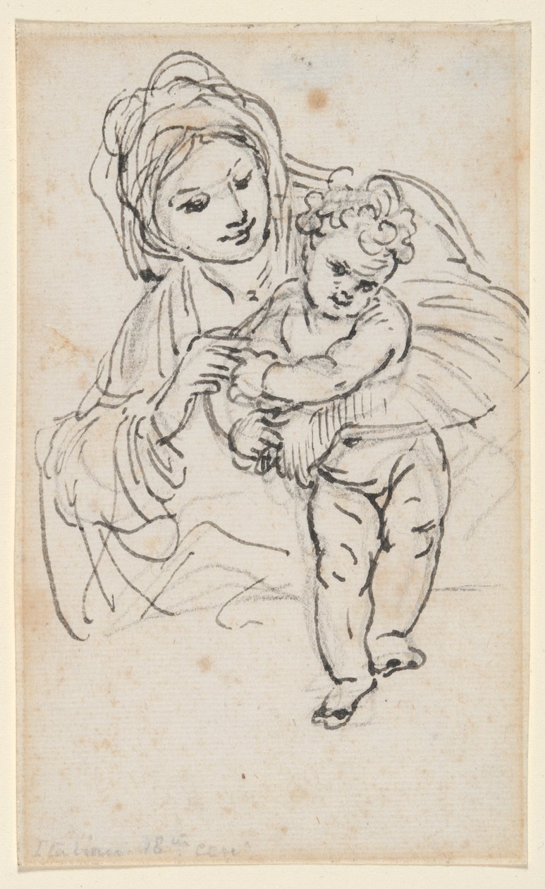 Madonna et Enfant - Giacinto Calandrucci