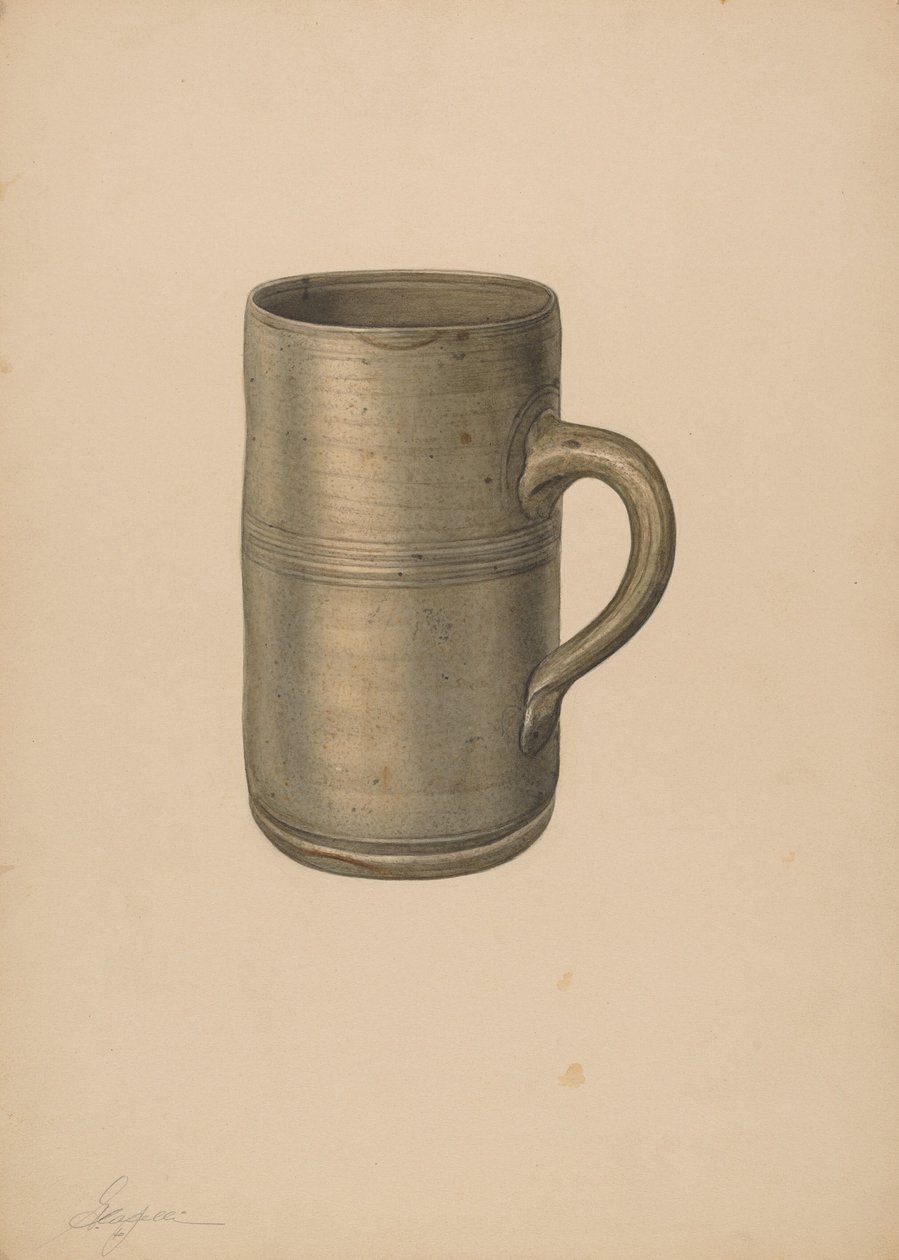 Tasse, vers 1940 - Giacinto Capelli