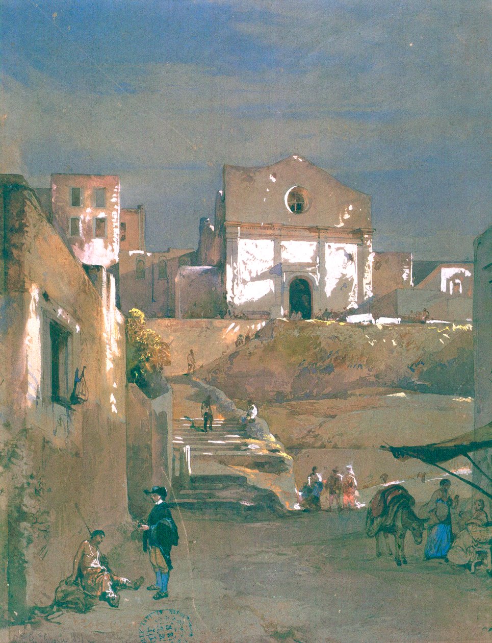 Amalfi, par Giacinto Gigante - Giacinto Gigante
