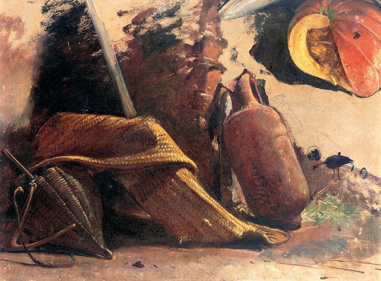 Nature morte avec citrouille, vers 1844 - Giacinto Gigante