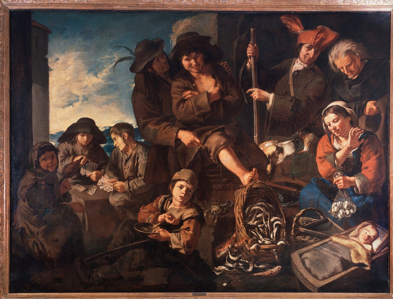 Les Marchands de Poissons - Giacomo Francesco Cipper