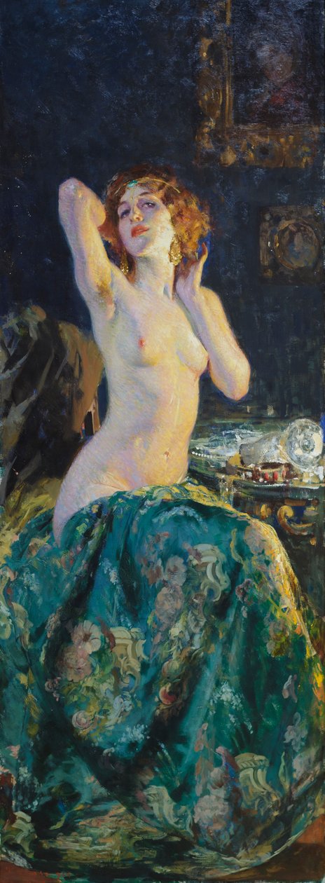 Regardant dans le miroir - Giacomo Grosso