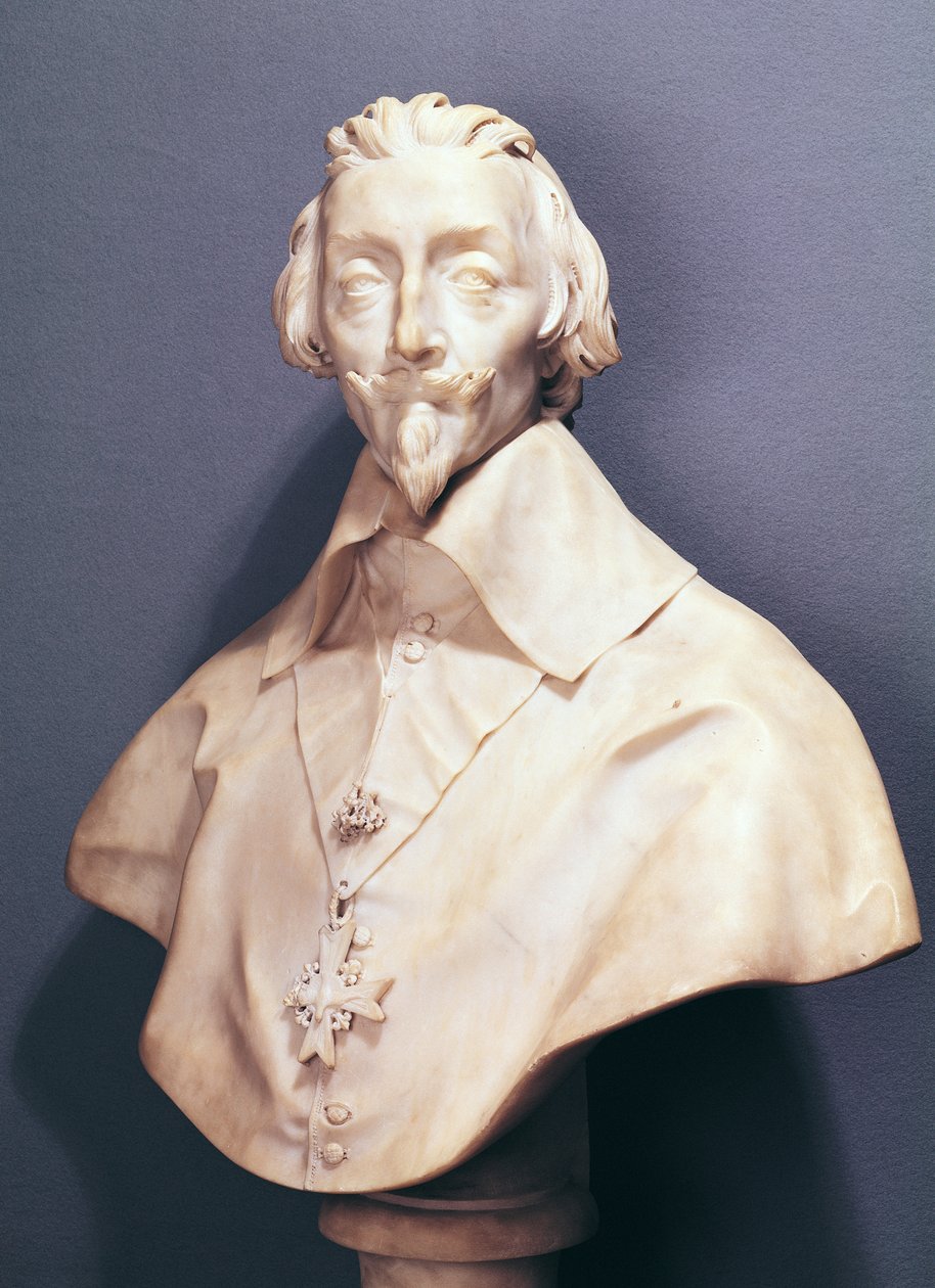 Buste du Cardinal Richelieu (1585-1642) vers 1642 - Gian Lorenzo Bernini