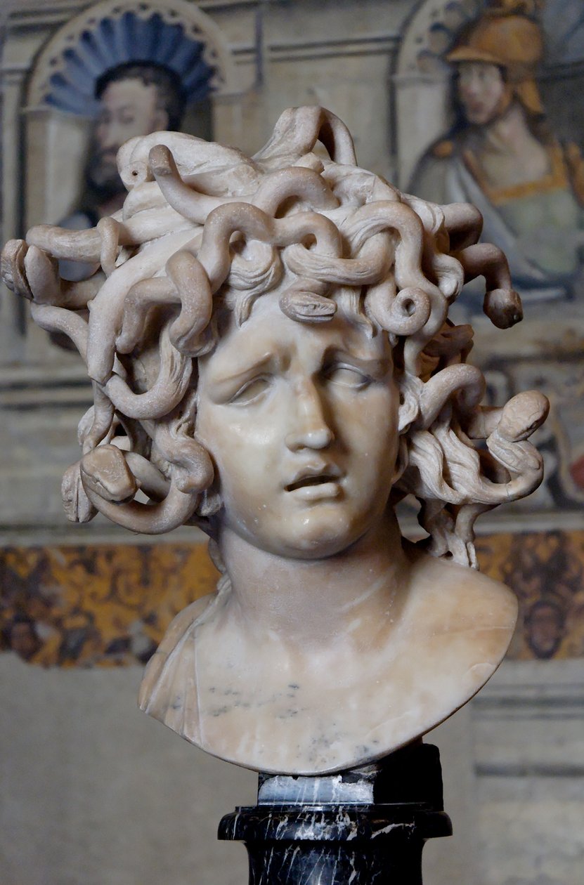 Tête de Méduse. Marbre, 1630 - Gian Lorenzo Bernini