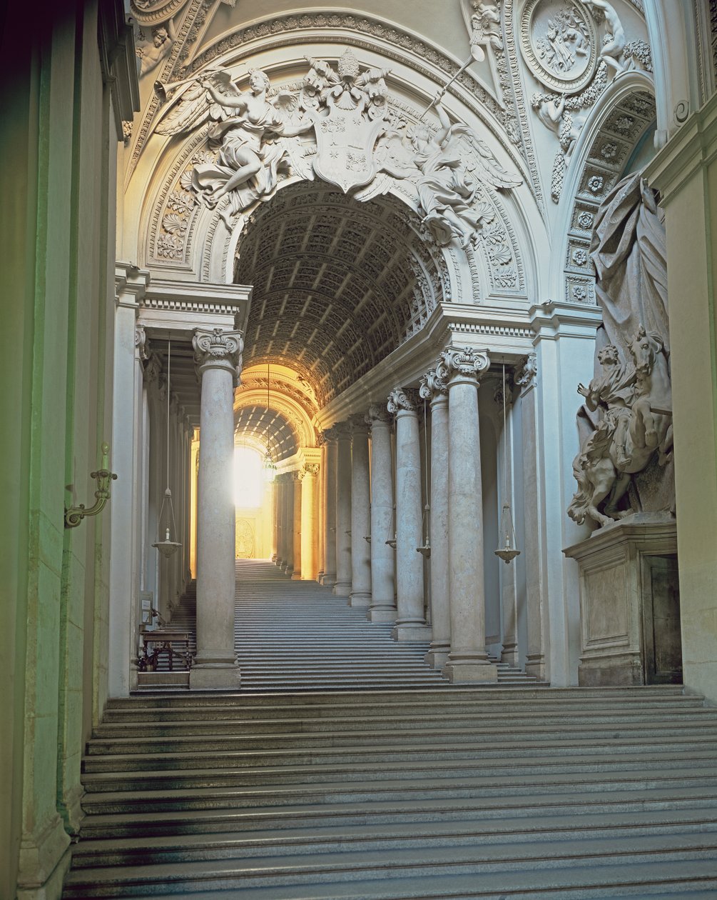 Intérieur avec vue de l