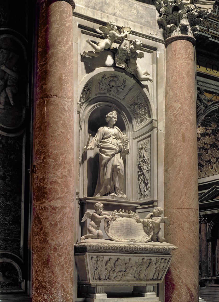 Sépulcre de Mathilde la Grande Comtesse (1046-1115), 1633 - Gian Lorenzo Bernini