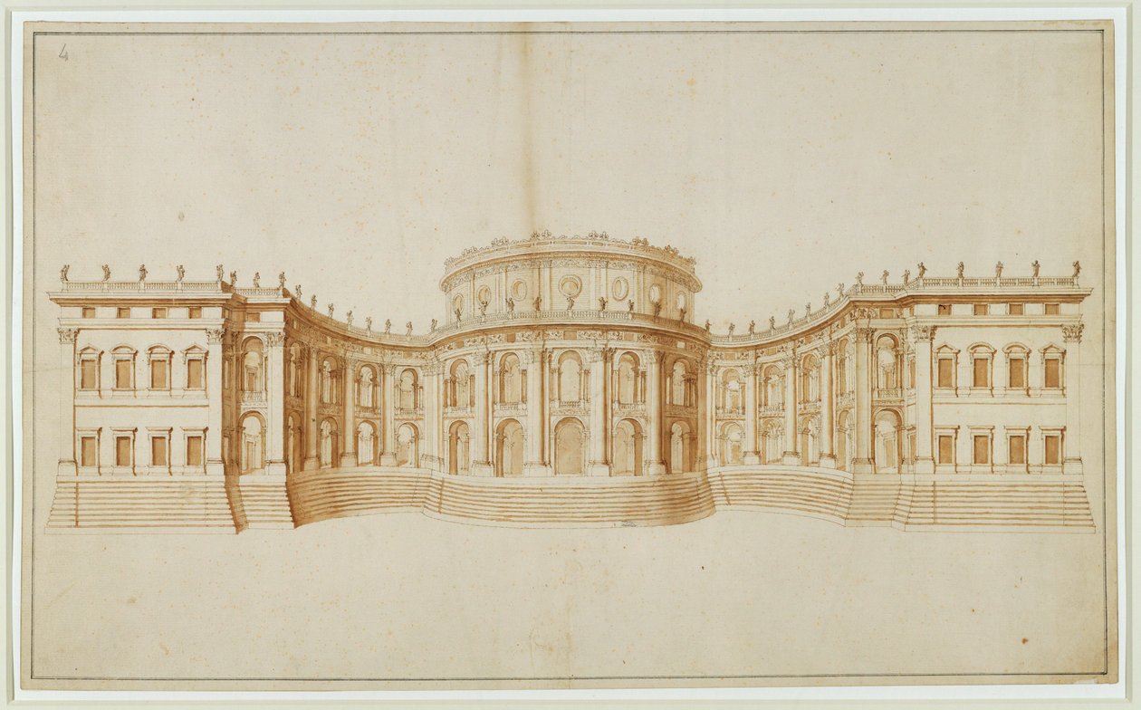 Projet pour le Louvre … - Gian Lorenzo Bernini