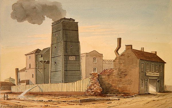 Vue des travaux hydrauliques de Clink Street, Southwark - Gideon Yates