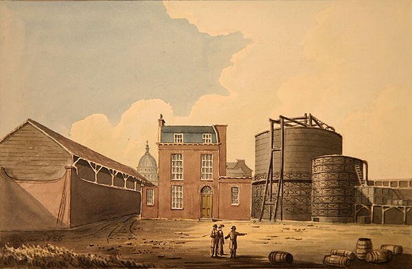 Vue des Usines à Gaz Phoenix, Bankside - Gideon Yates