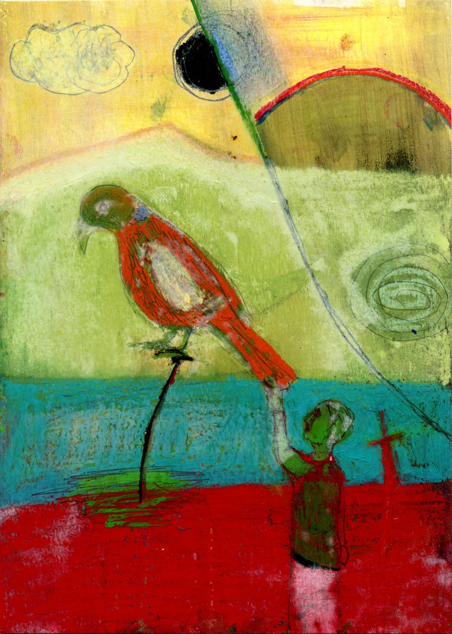 Oiseau orange, 2013 - Gigi Sudbury