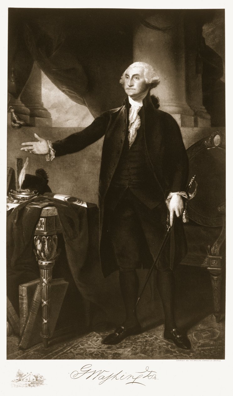George Washington, 1er président des États-Unis d