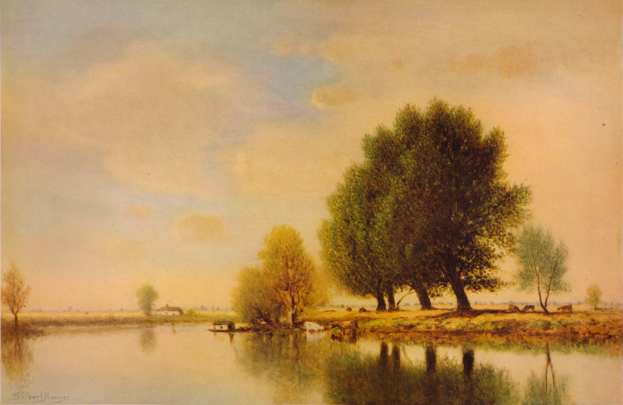Sur la Seine, vers 1885 - Gilbert Munger