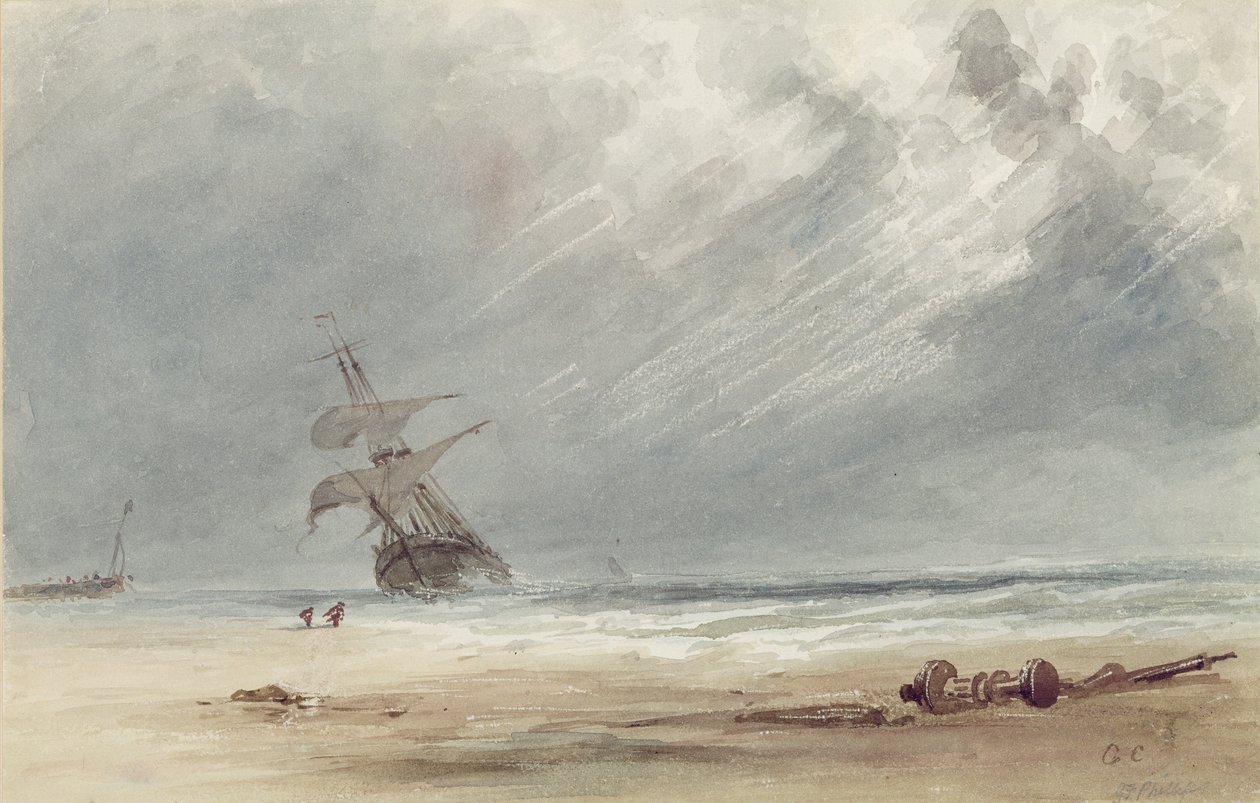 Tempête sur une côte - Giles Firman Phillips