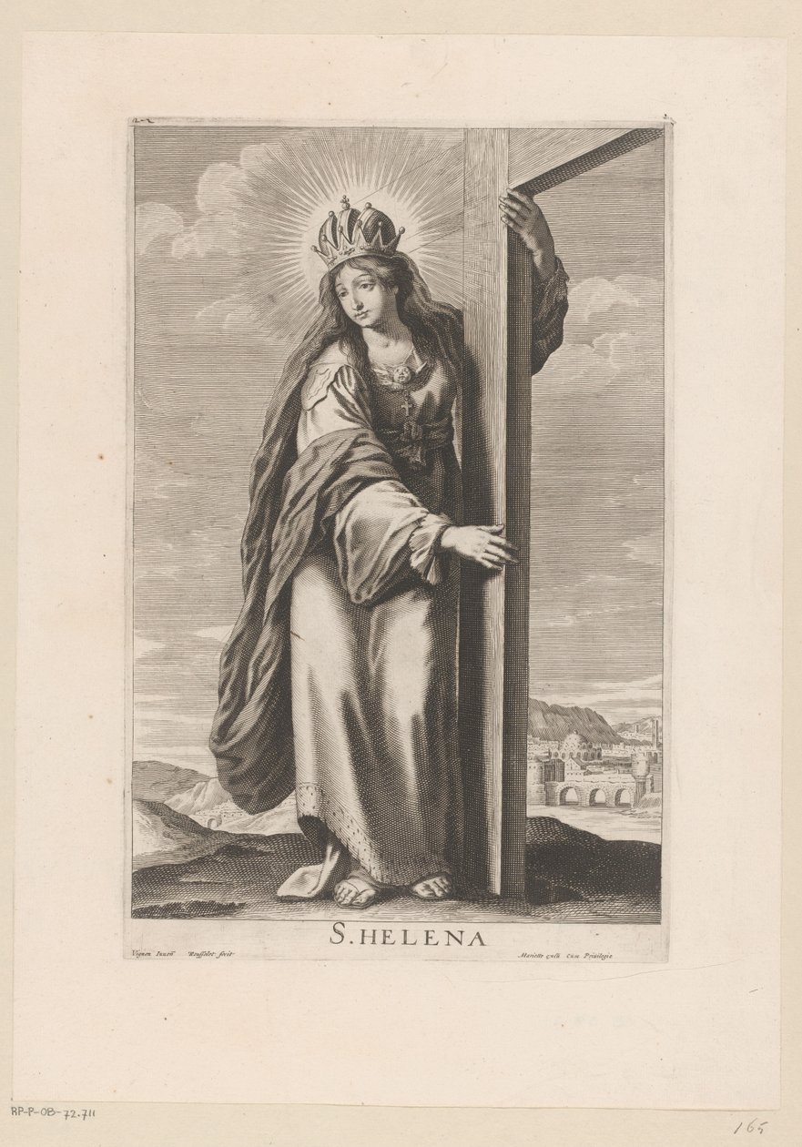 Sainte Hélène près de la croix - Gilles Rousselet