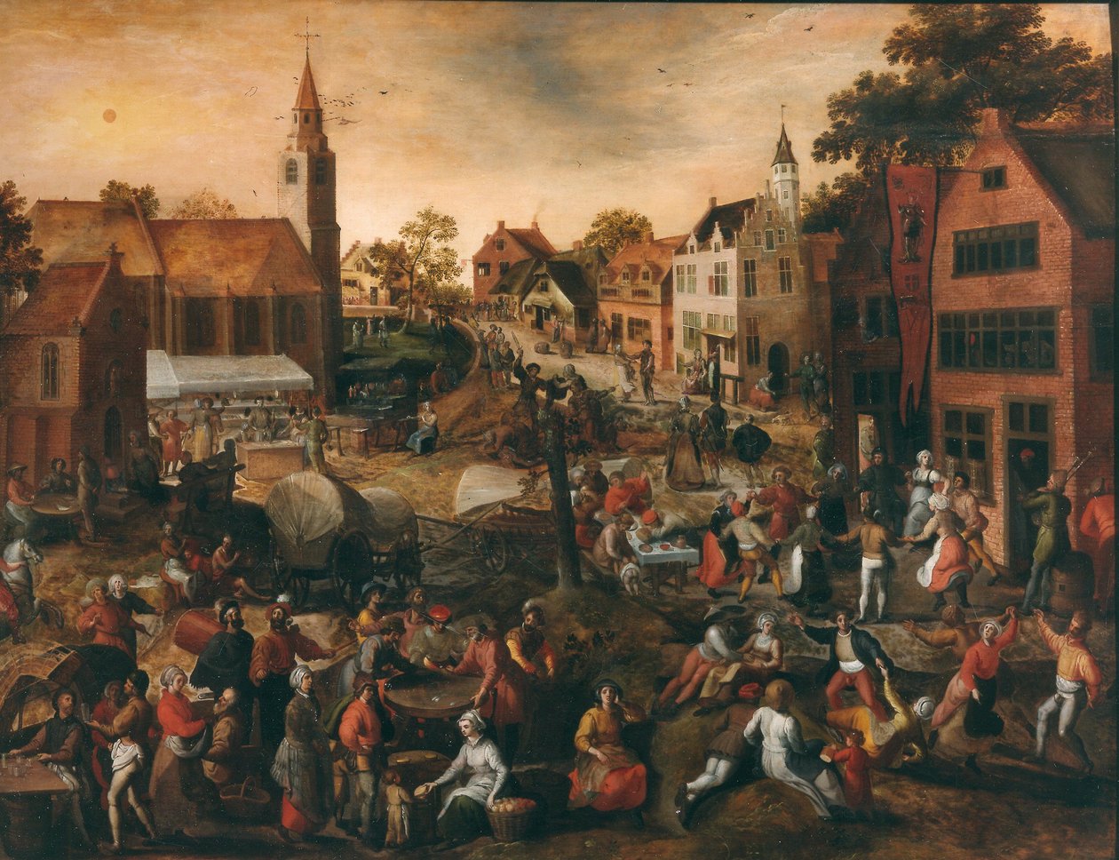 Fête de village, milieu du XVIe siècle - Gillis Mostaert