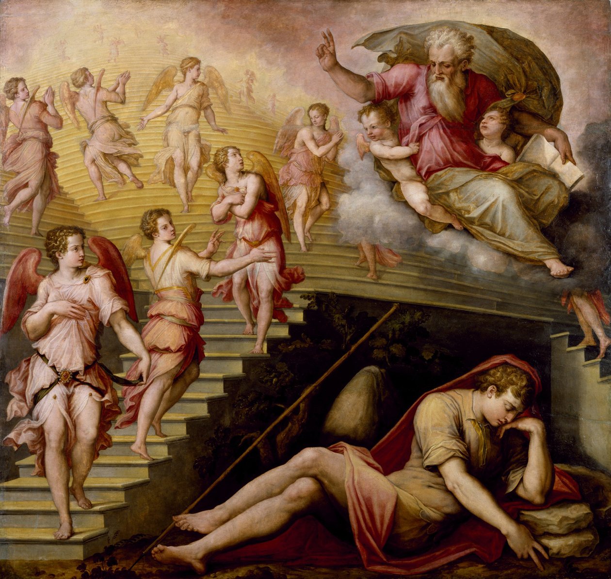 Le Rêve de Jacob, 1558 - Giorgio Vasari