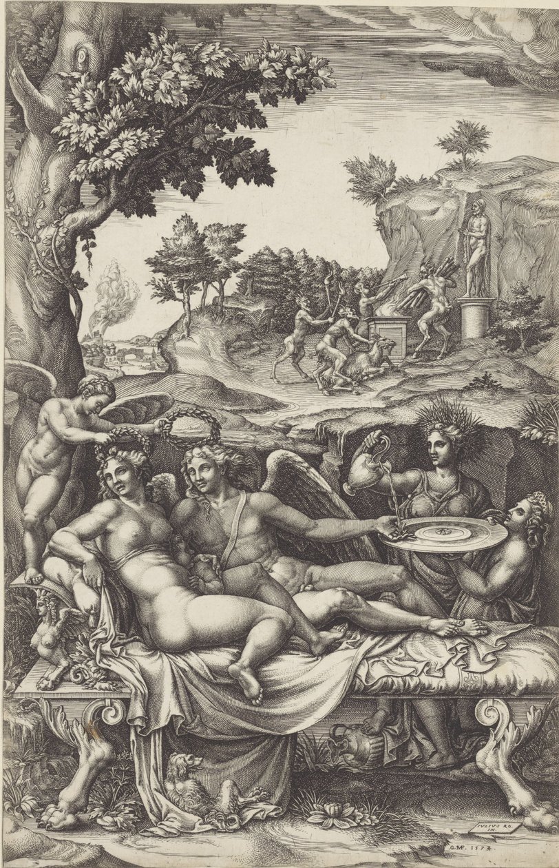 Amour et Psyché - Giorgio Ghisi