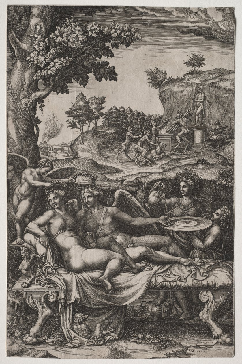 Cupidon et Psyché, 1574 - Giorgio Ghisi