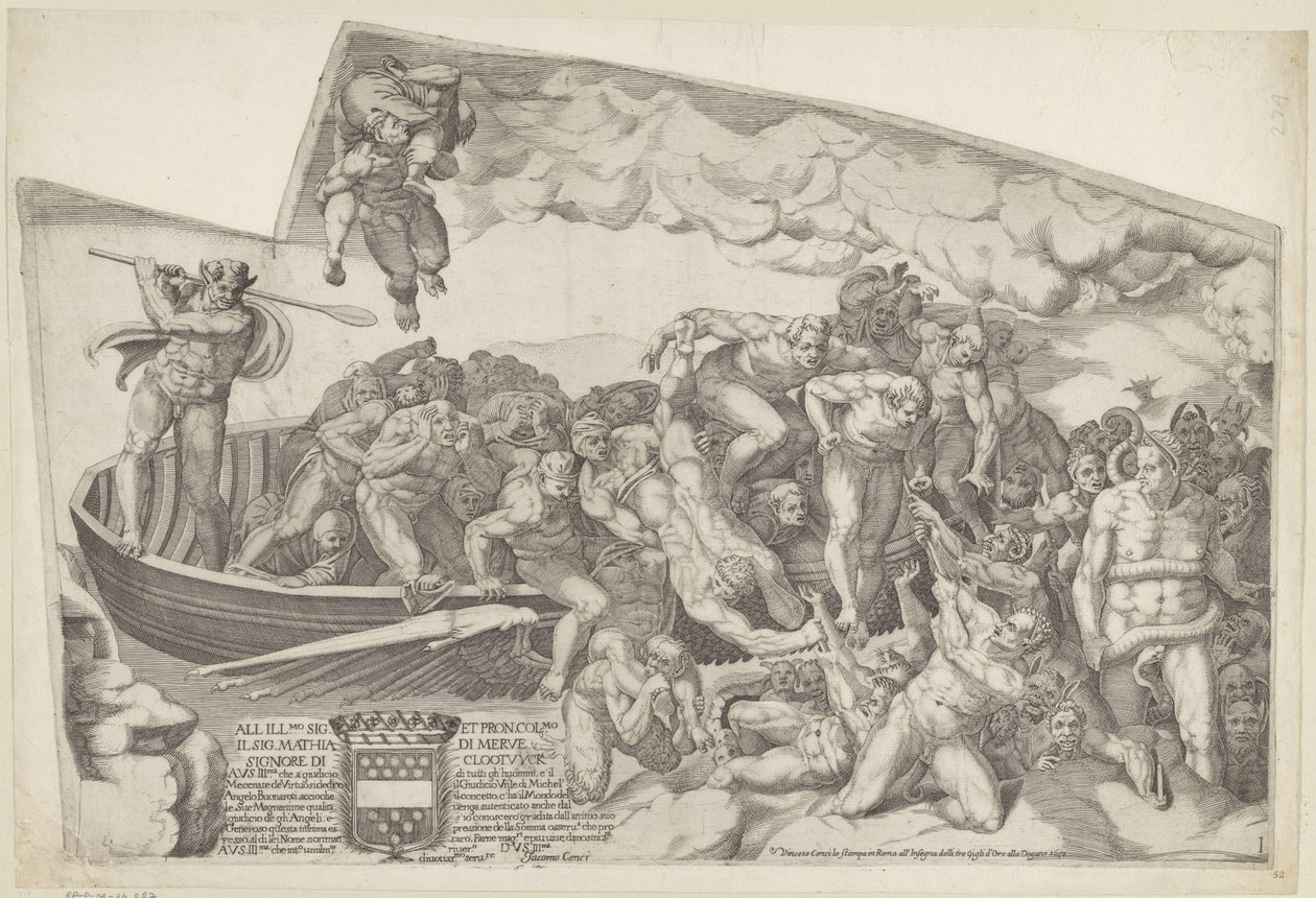 Le Jugement dernier, feuille I - Giorgio Ghisi