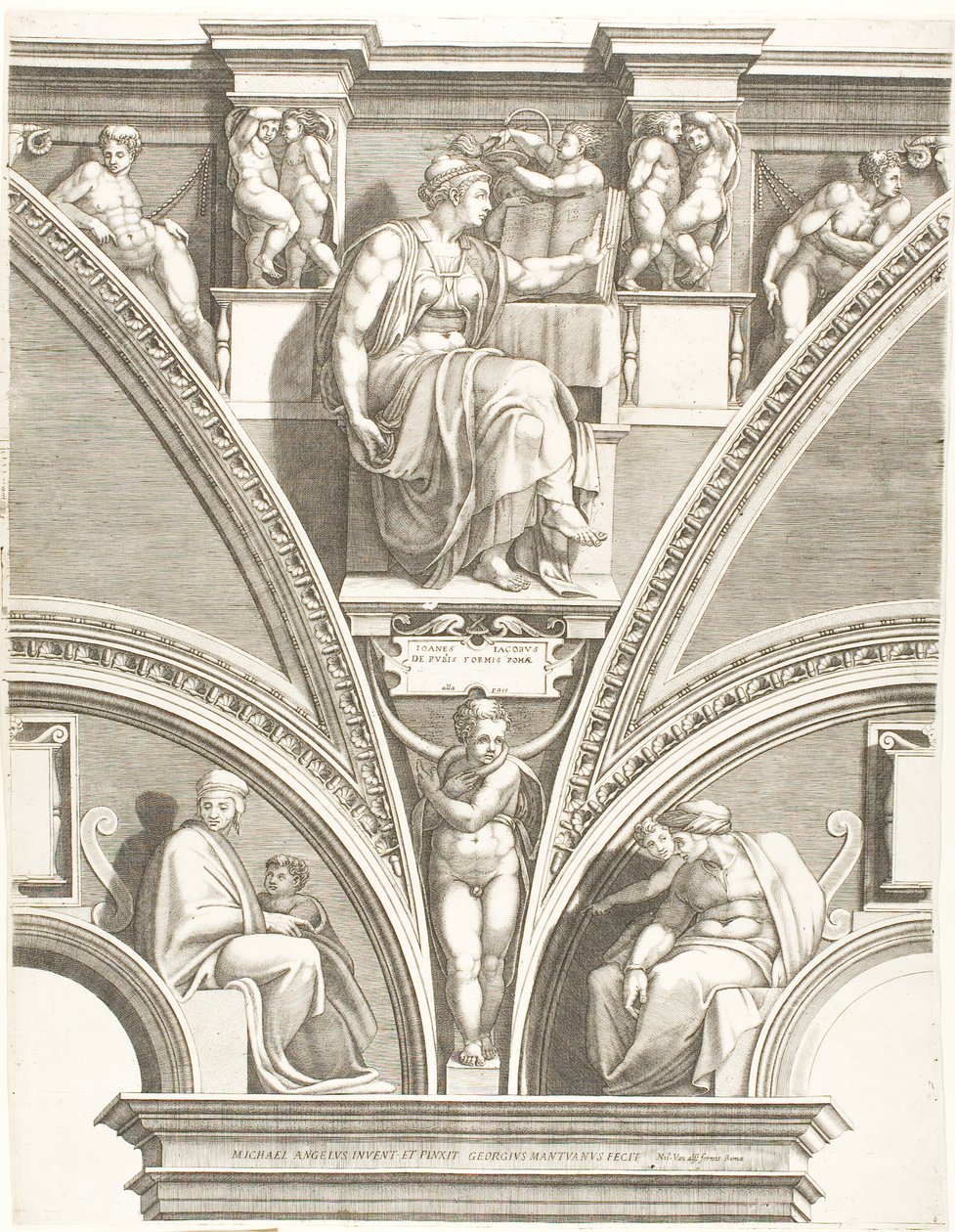 La sibylle érythréenne - Giorgio Ghisi